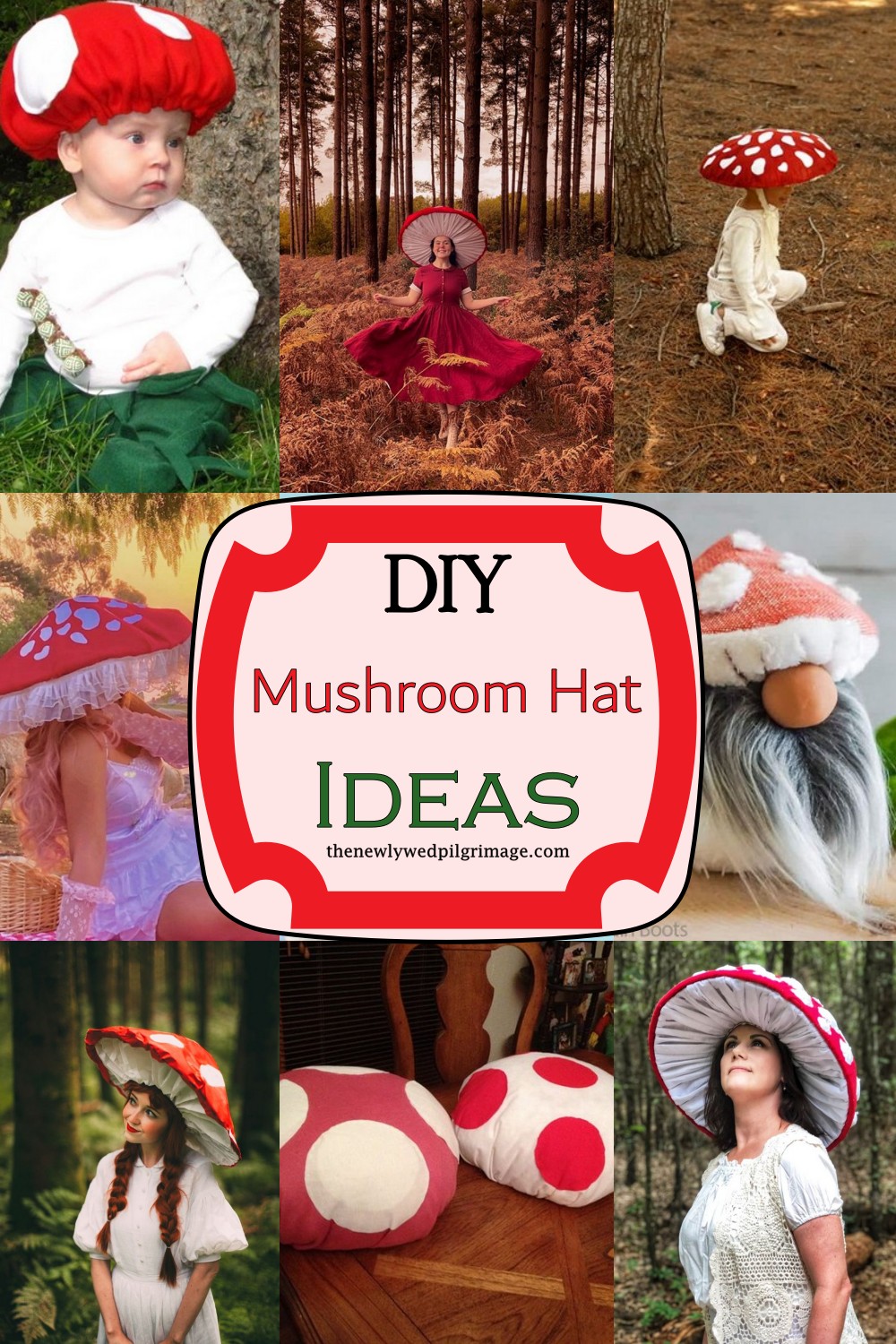 22 DIY Mushroom Hat Ideas And Designs 