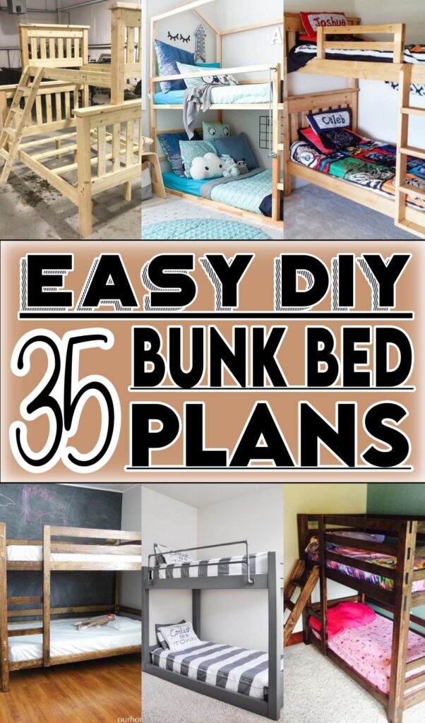 35 DIY Bunk Bed Plans For Lesser Space - The Newlywed