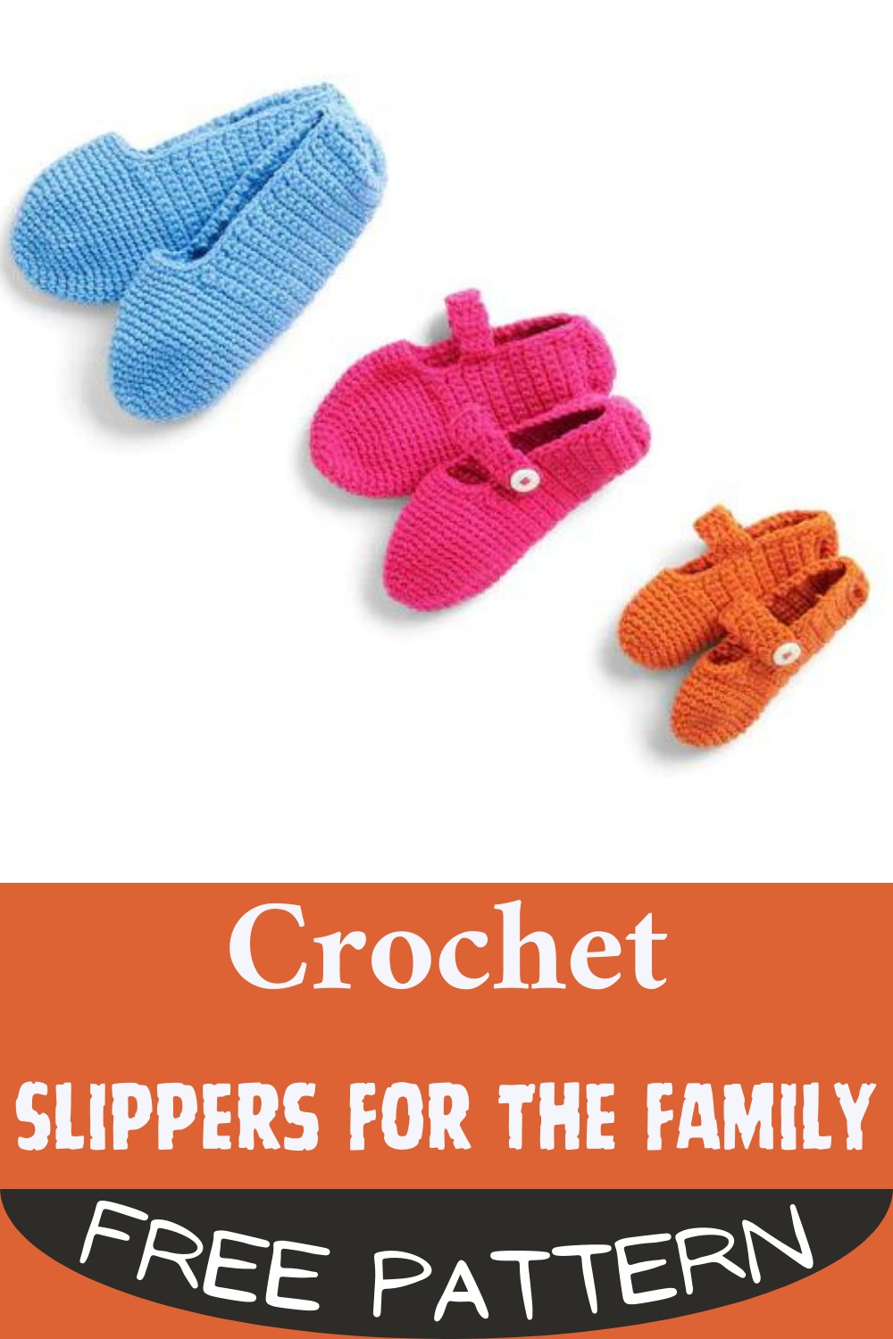 Crochet Slippers For The Family