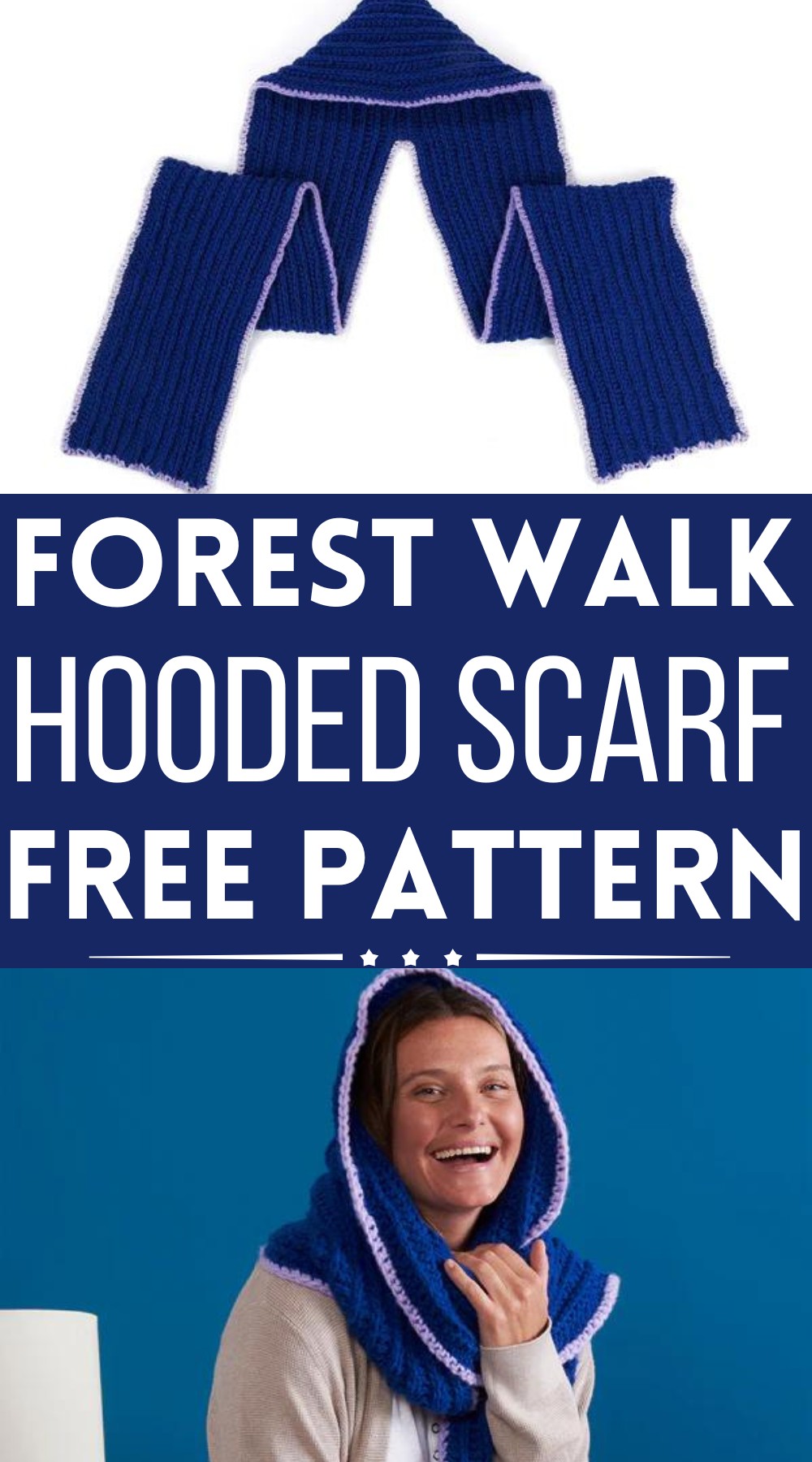 Forest Walk Hooded Scarf