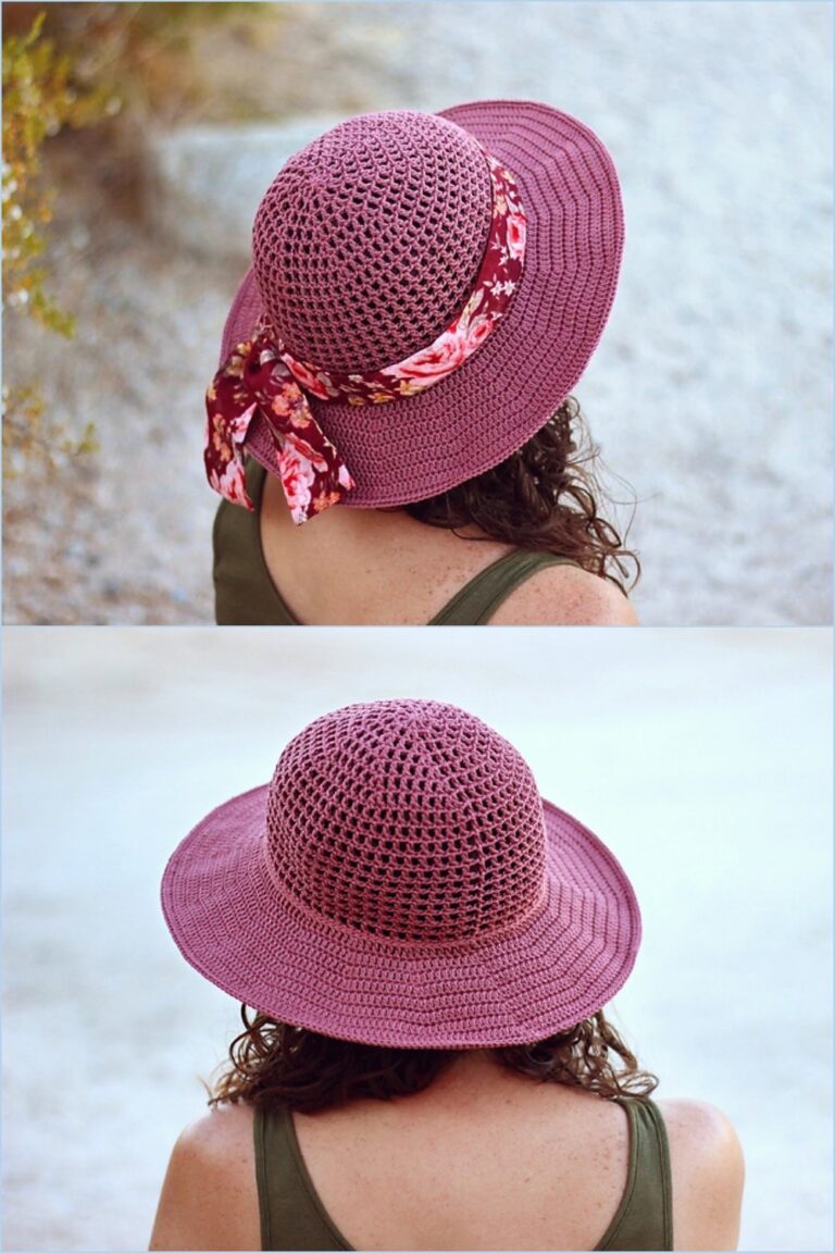 14 Free Crochet Sun Hat Patterns For Beach And Windy Weathers - The ...