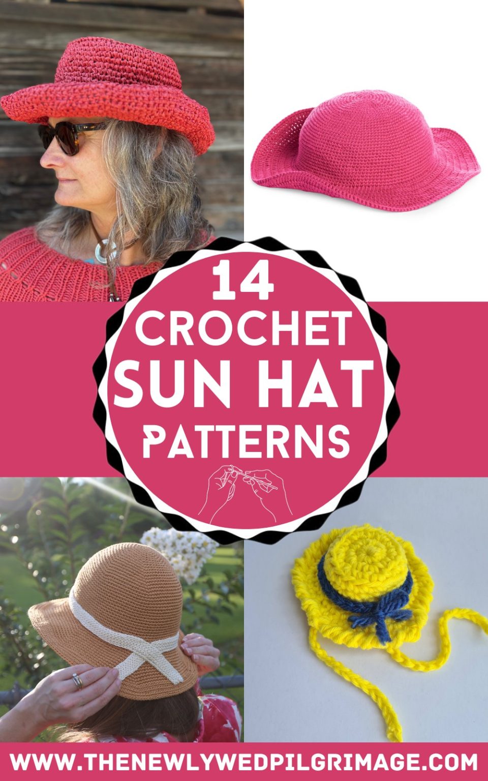 14 Free Crochet Sun Hat Patterns For Beach And Windy Weathers - The ...