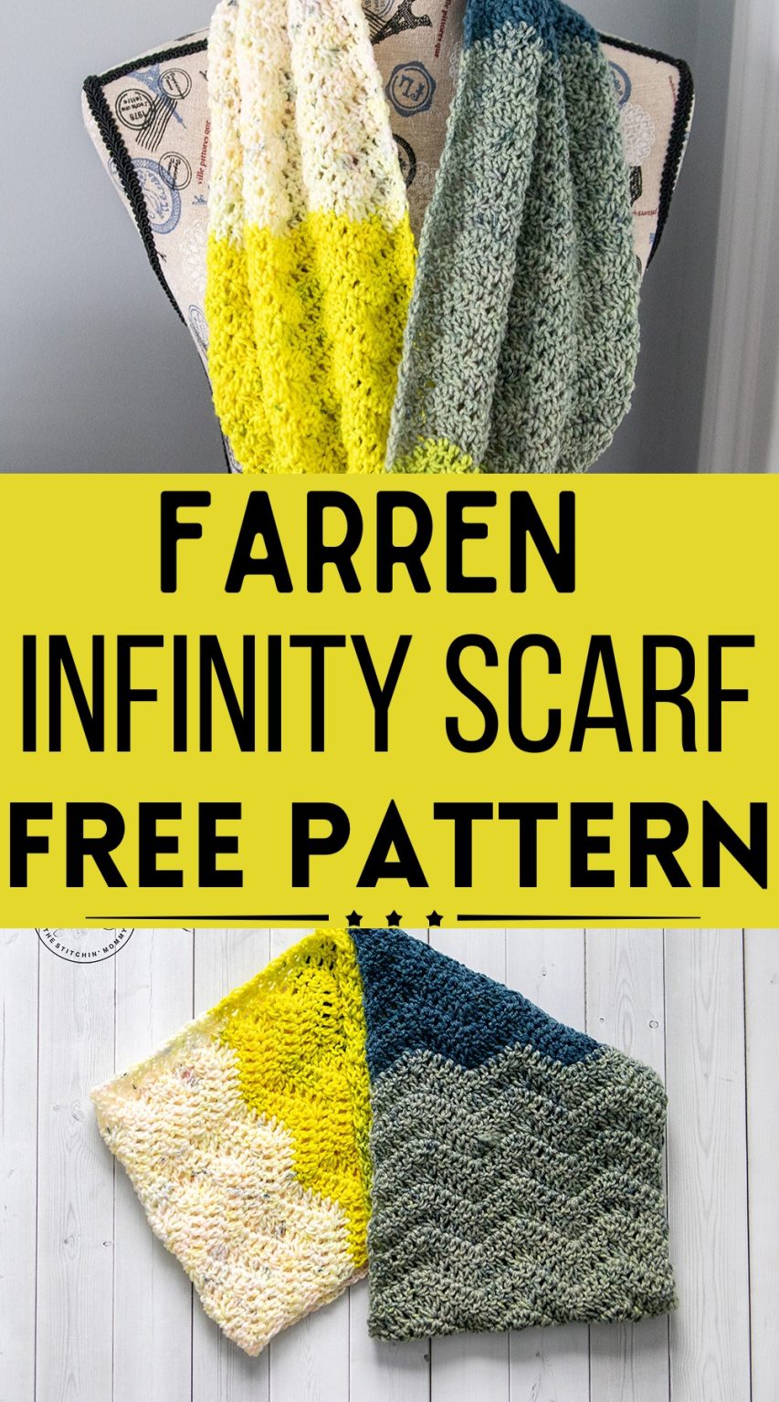 15 Free Crochet Infinity Scarf Patterns To Keep Warm - The Newlywed