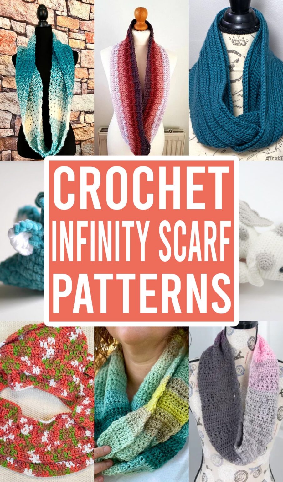 15 Free Crochet Infinity Scarf Patterns To Keep Warm - The Newlywed
