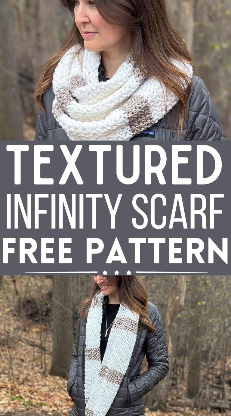 15 Free Crochet Infinity Scarf Patterns To Keep Warm - The Newlywed