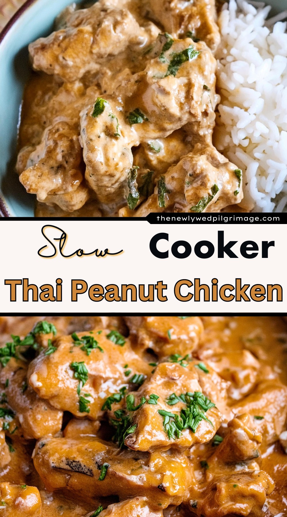 Slow Cooker Thai Peanut Chicken