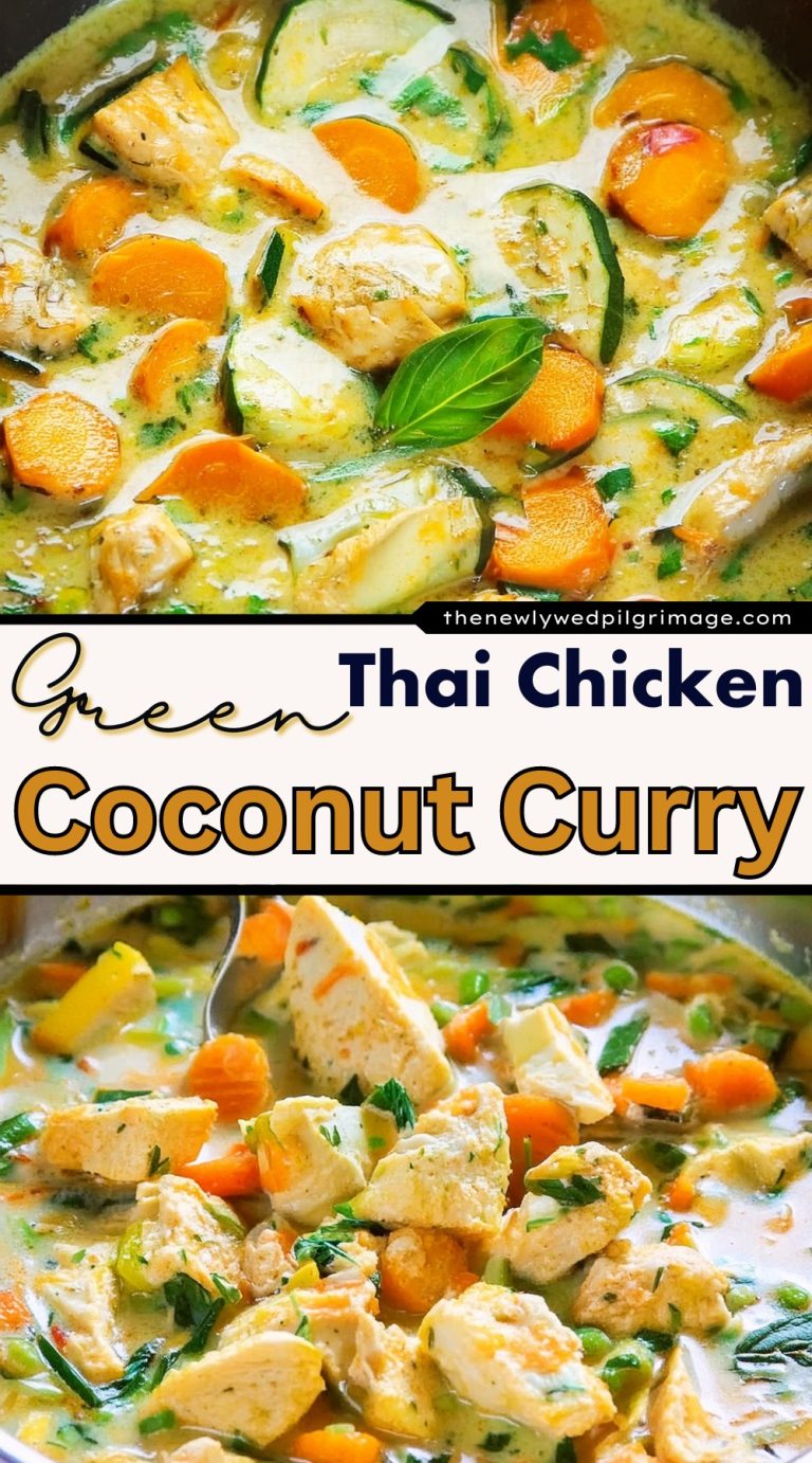 Green Thai Chicken Coconut Curry Recipe - The Newlywed