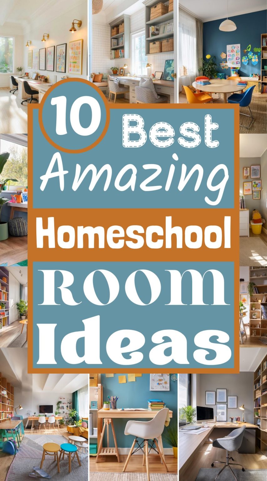 10 Homeschool Room Ideas For Comfort And Efficiency - The Newlywed