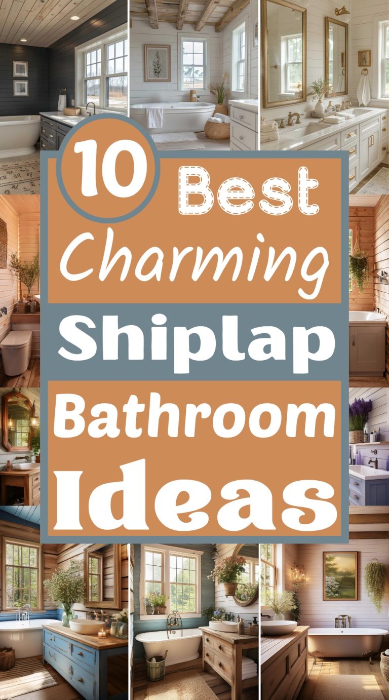 10 Shiplap Bathroom Ideas For Renovating On A Budget - The Newlywed