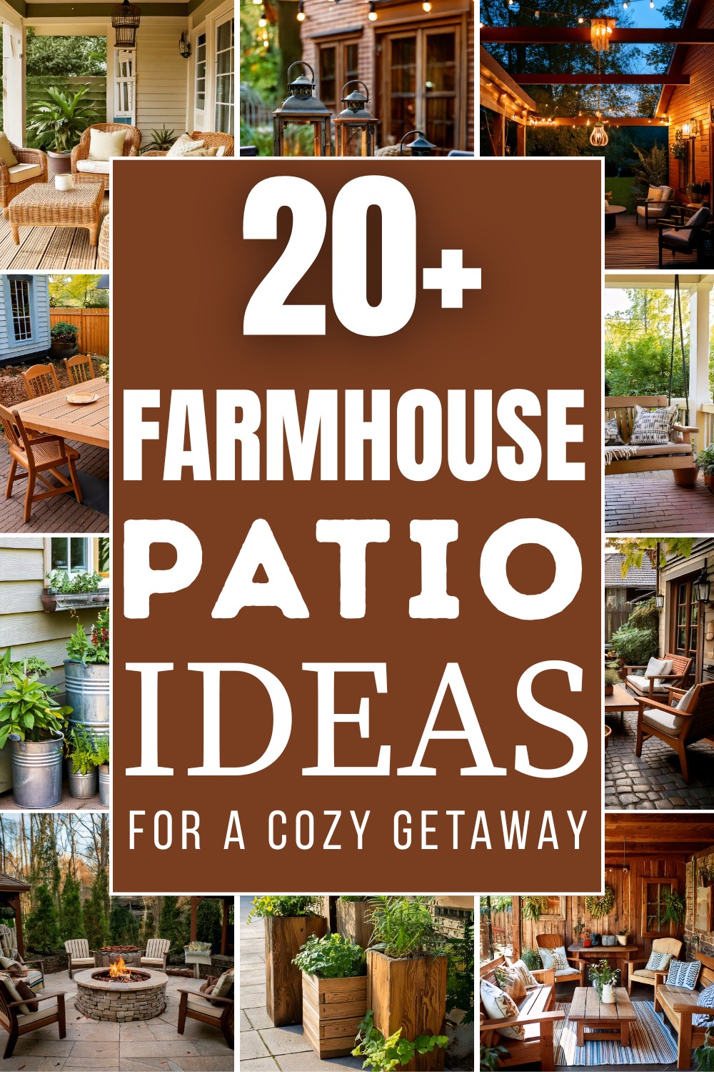 Farmhouse Patio Ideas For A Cozy Getaway