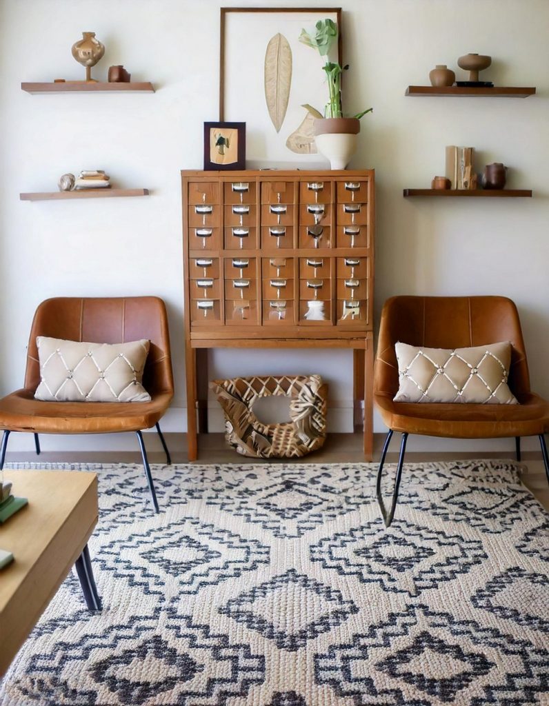 11 Garden Inspired Classical Boho Living Room Ideas - The Newlywed