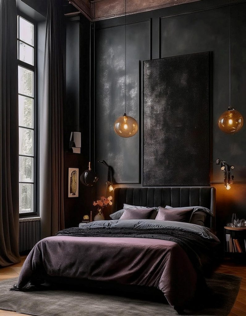 8 Fun Dark Feminine Bedroom Ideas - The Newlywed