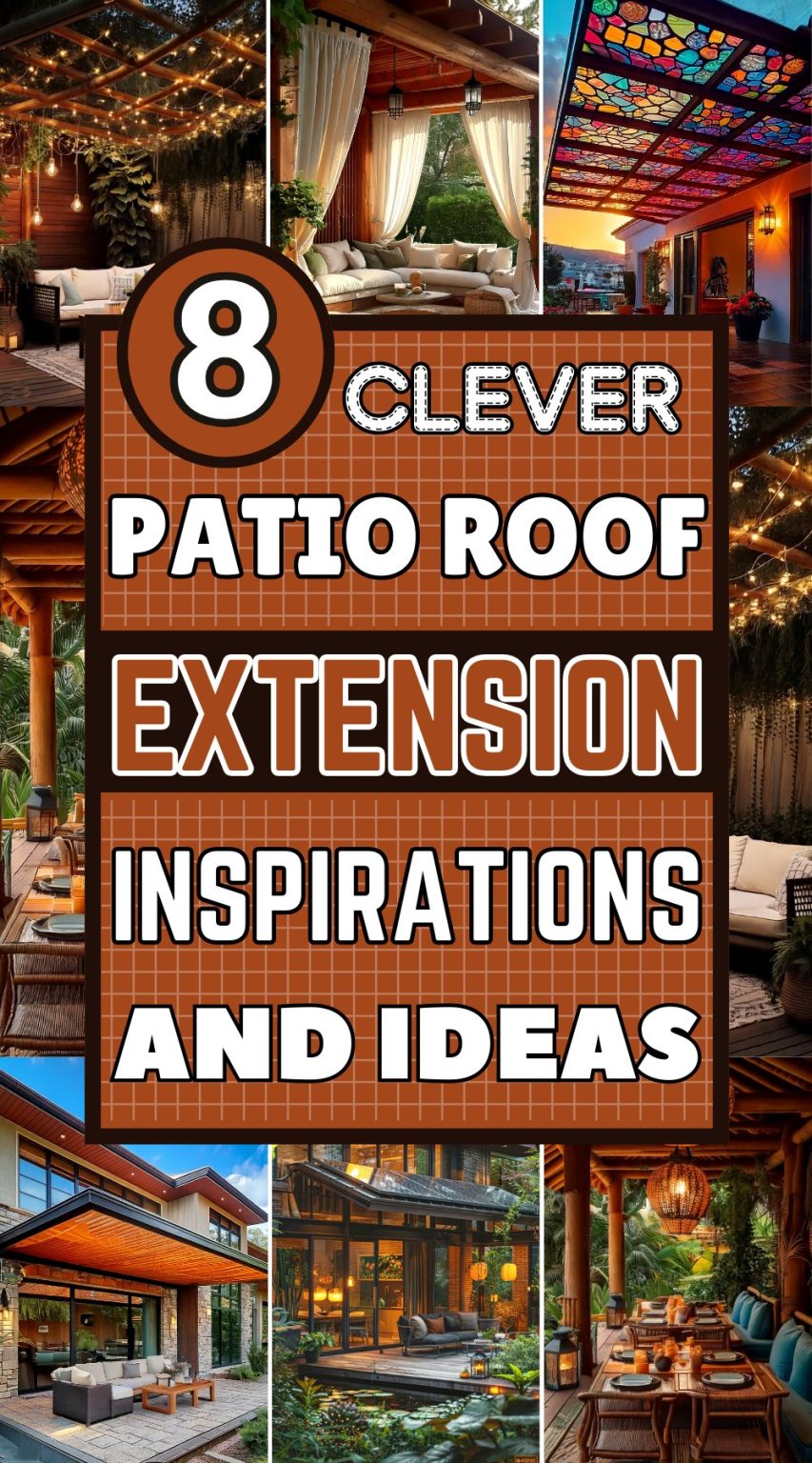 8 Patio Roof Extension & Transformation Ideas - The Newlywed