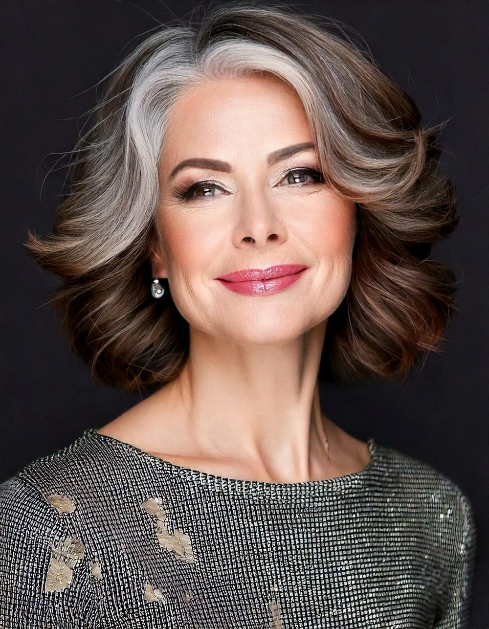 Layered Crop in Light Ash Brown