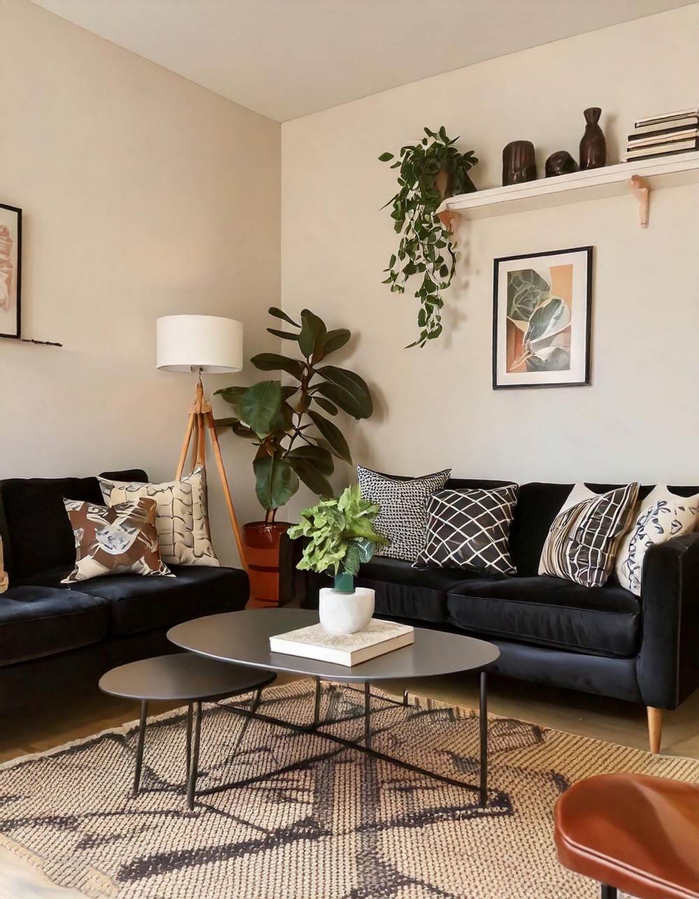 Sofa Metallic Accents