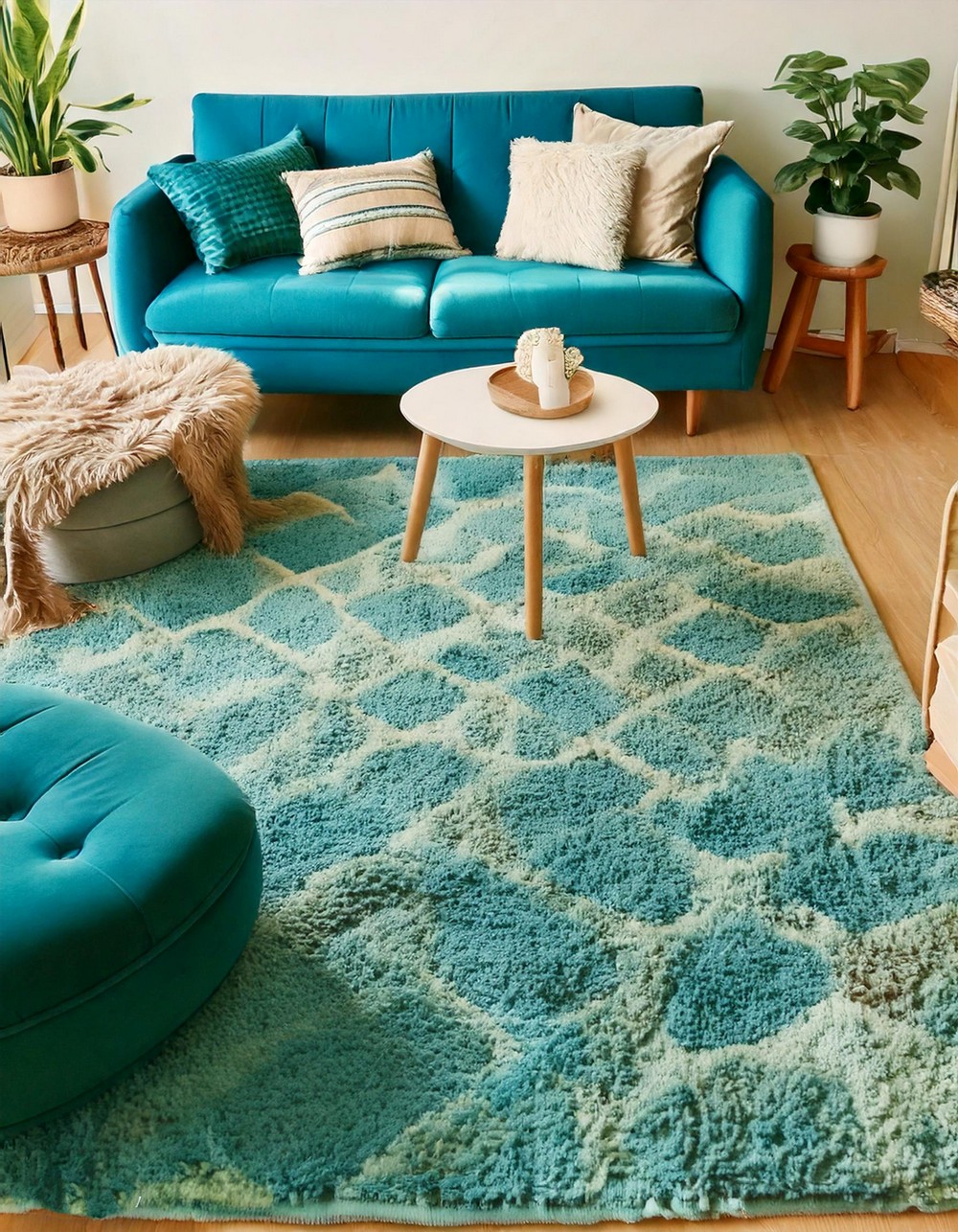 Vibrant Throw Rugs