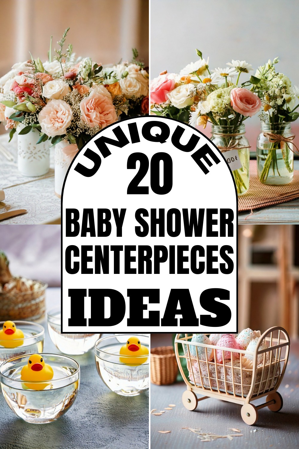 20 Unique Baby Shower Centerpieces Ideas 3