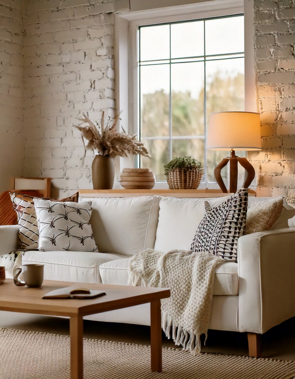 Add A White Sofa Touch To Make Your Living Room Cozy