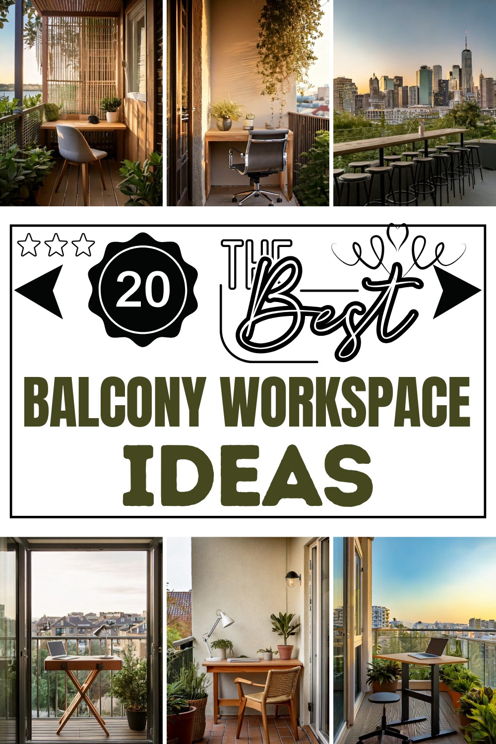 Balcony Workspace Ideas