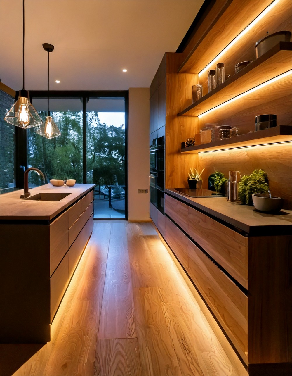 Bold Trim with Lighting