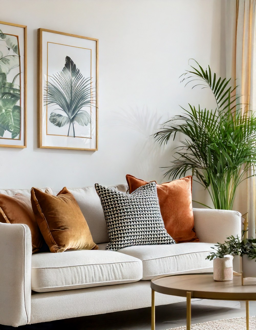 Chic Throw Pillows For White Sofas Mix & Match Styles