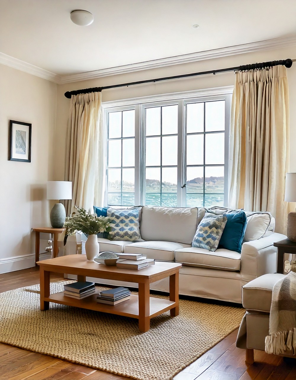 Coastal Living Room Floor Ideas With a Breezy Aesthetic