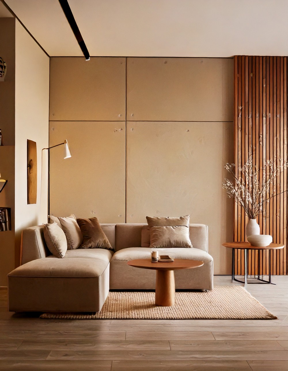 Designing a Rectangle Living Room With Sectional Sofas
