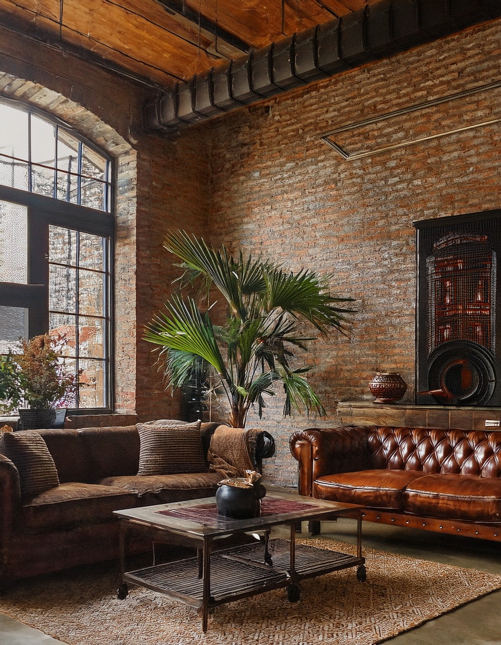Designs for Industrial Chic Family Rooms