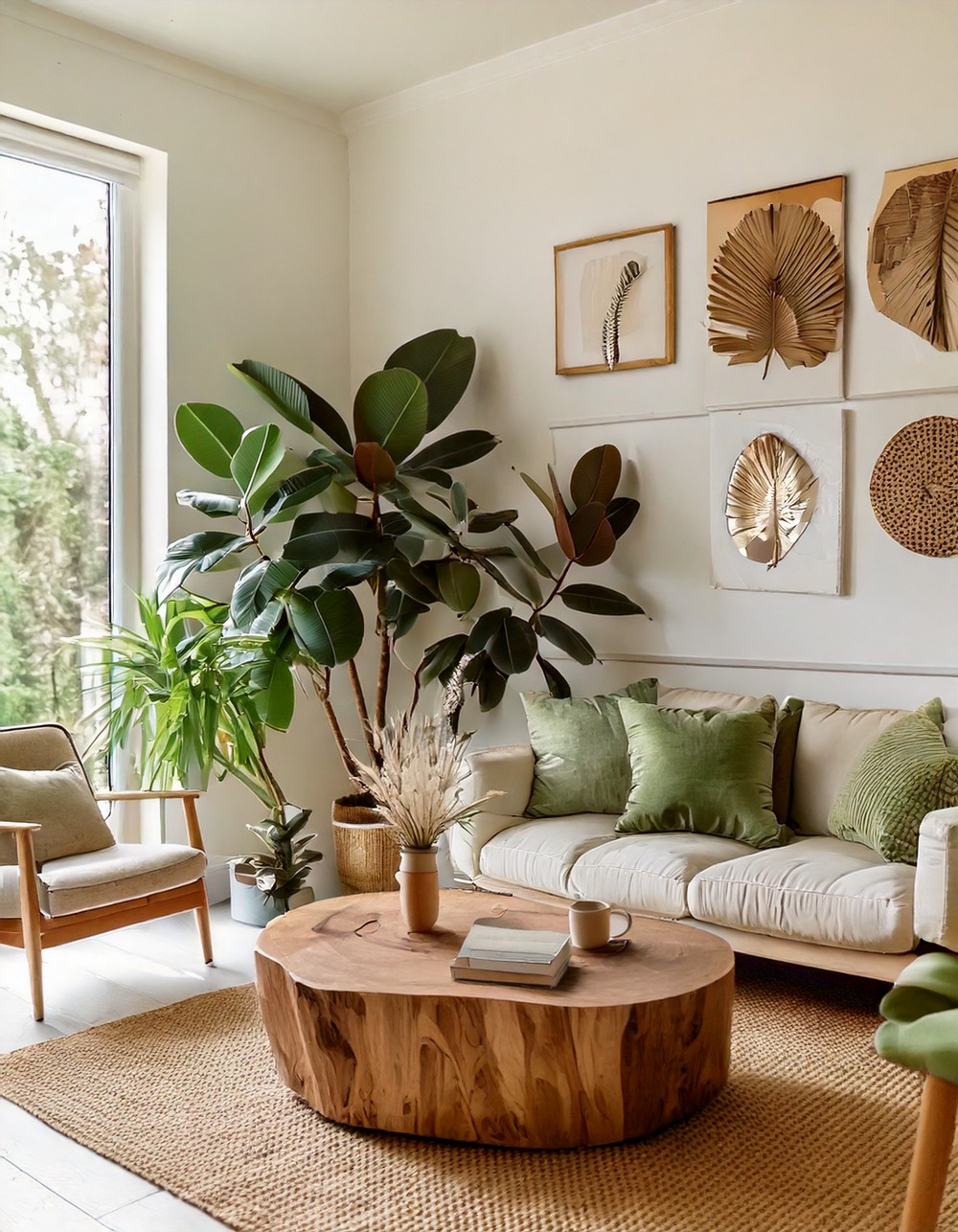 Family Room Inspired by Nature