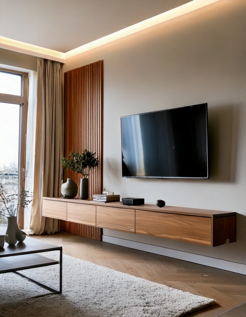 Floating TV Unit for a Sleek Look