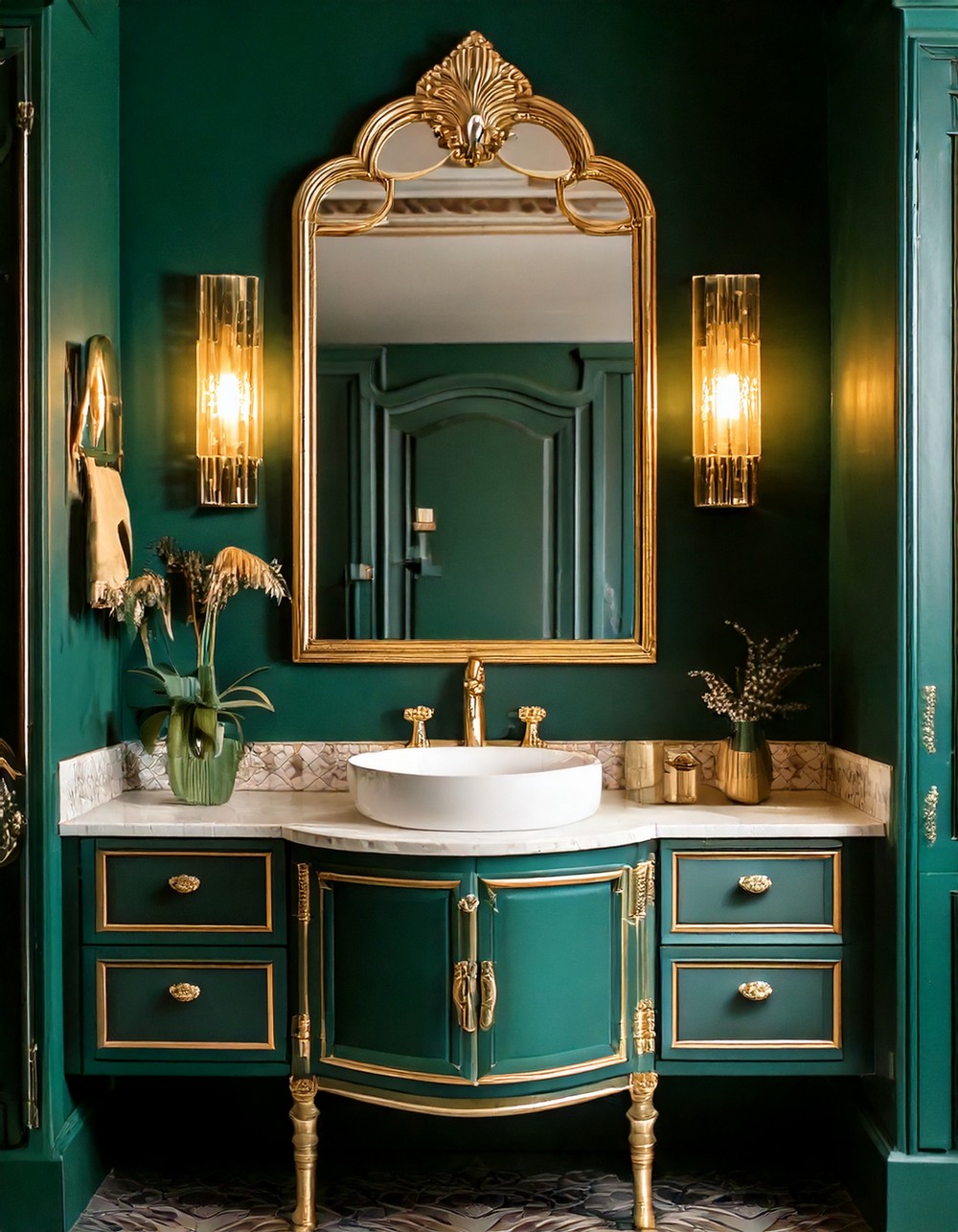 Glamorous Gold Accents