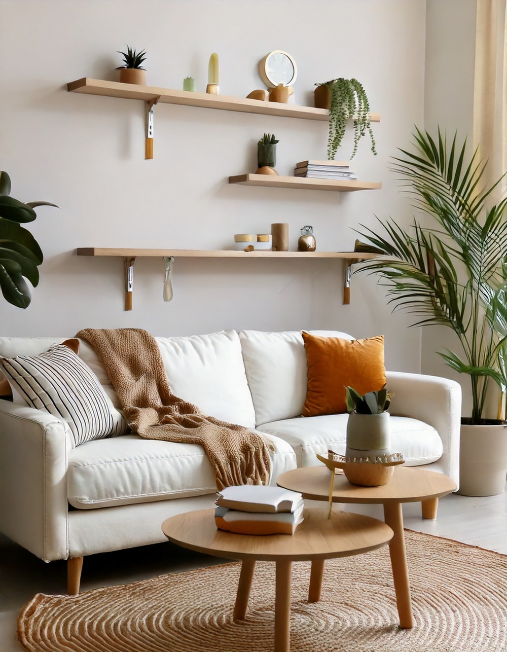 How To Arrange A White Sofa For Best Home Decor