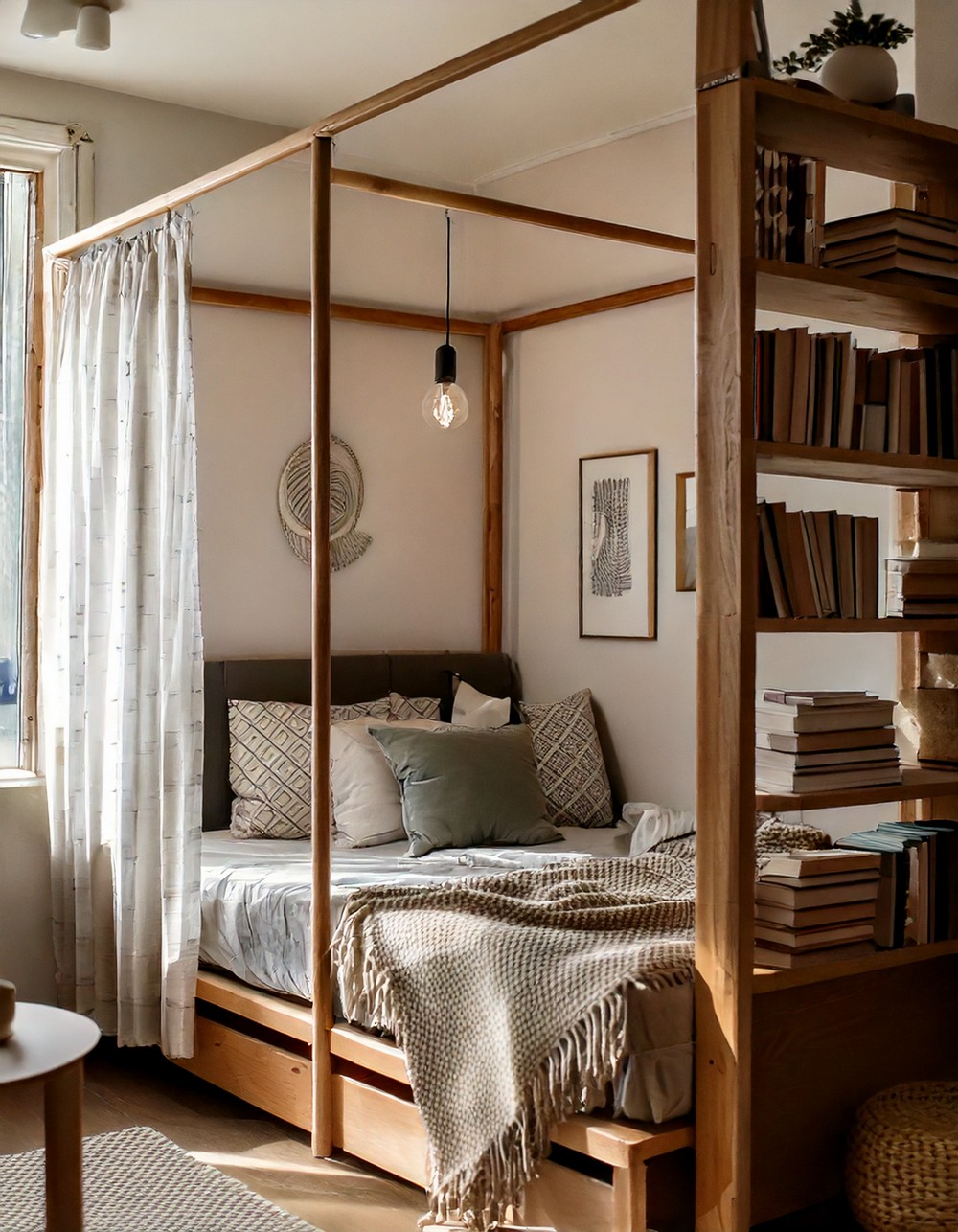 How to Create a Cozy Sleeping Nook in a Studio Apartment