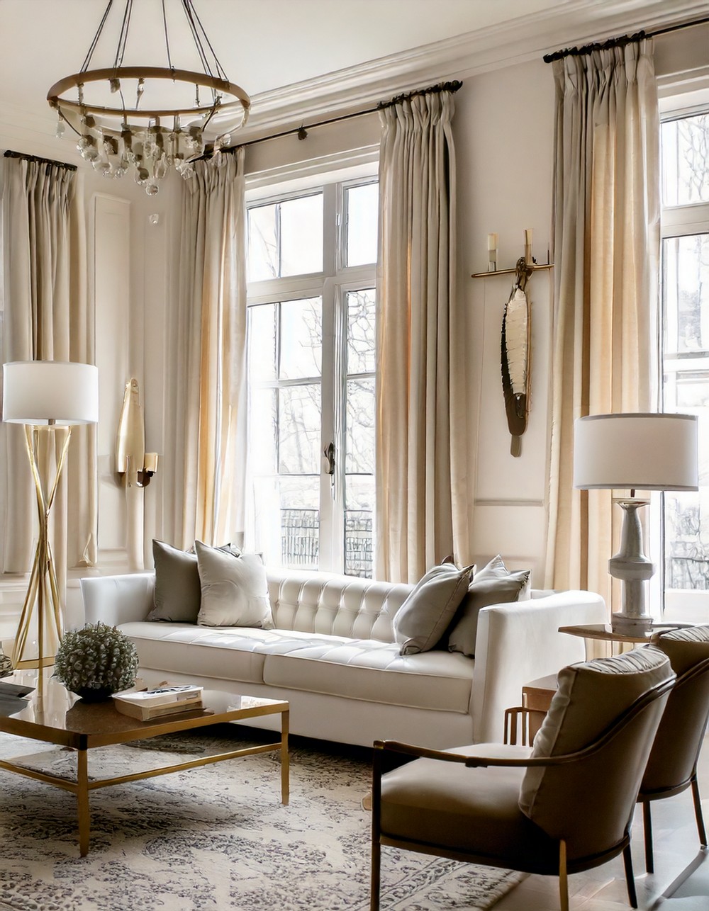 Leather White Sofa Living Room Ideas That Feel Luxe