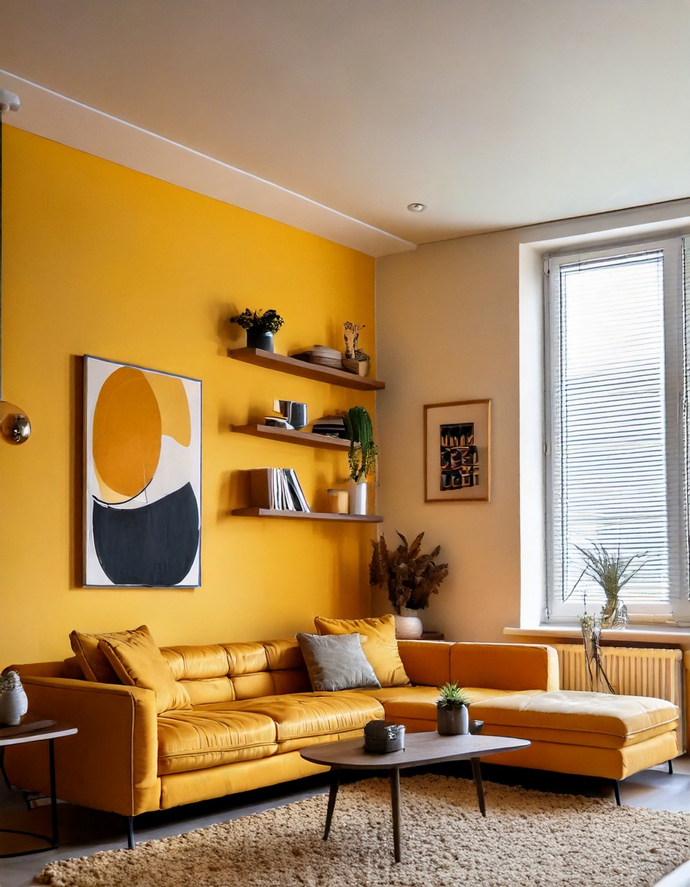 Living Room Walls in Yellows That Instantly Lift the Mood