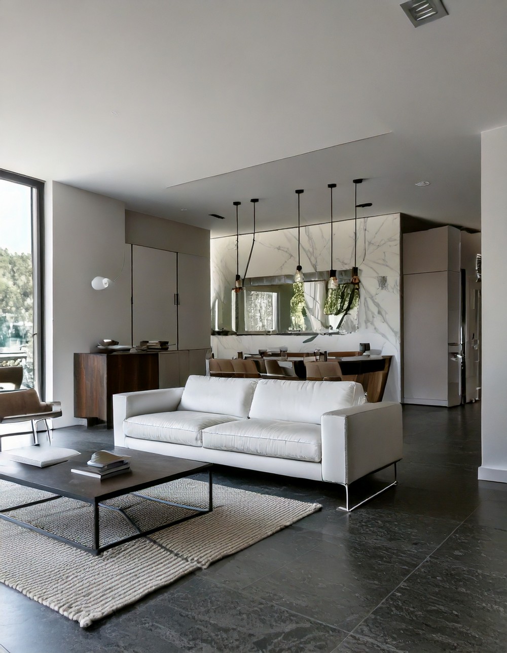 Modern Living Room Ideas with a White Sofa Centerpiece