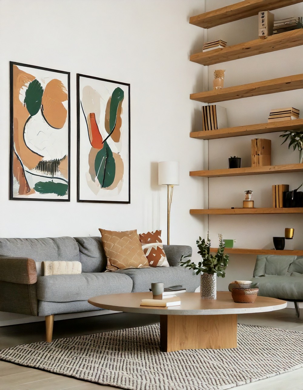 Modern and Sleek Wall Decor Idea