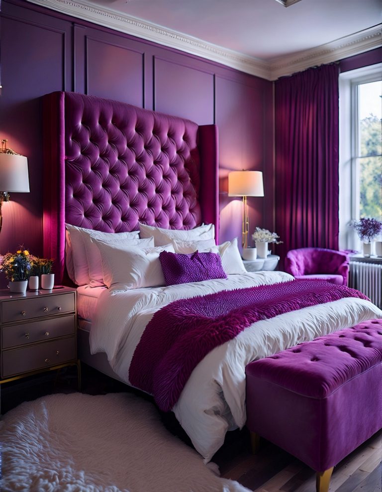 10 Moody Purple Bedroom Ideas For Modern Elegance