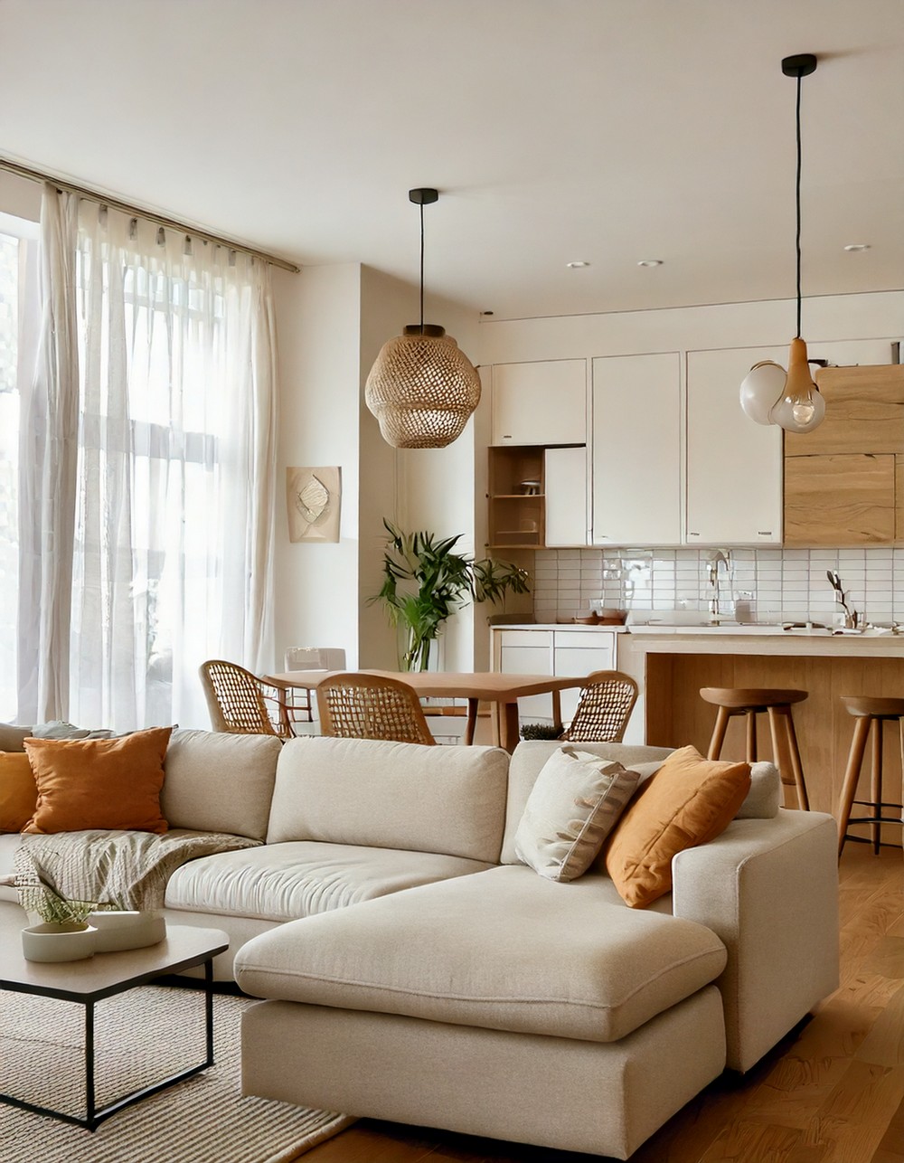 Open Living Room Paint Color Concepts That Feel Airy and Bright