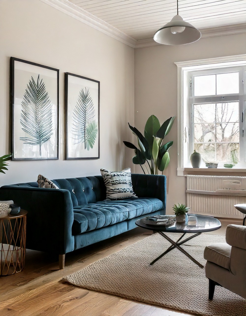 Practical and Chic Laminate Living Room Floors