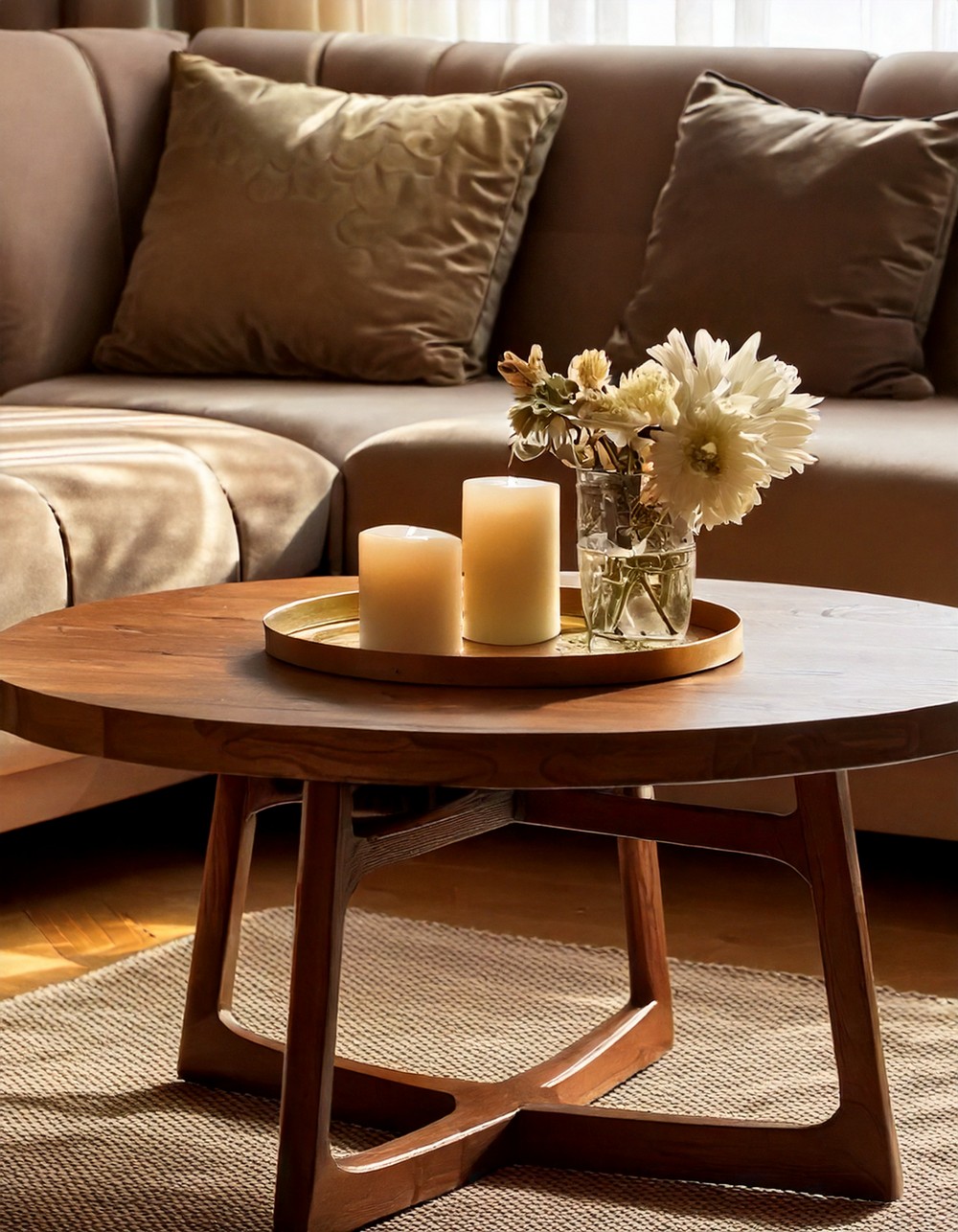 Round Tables for a Soft and Inviting Atmosphere