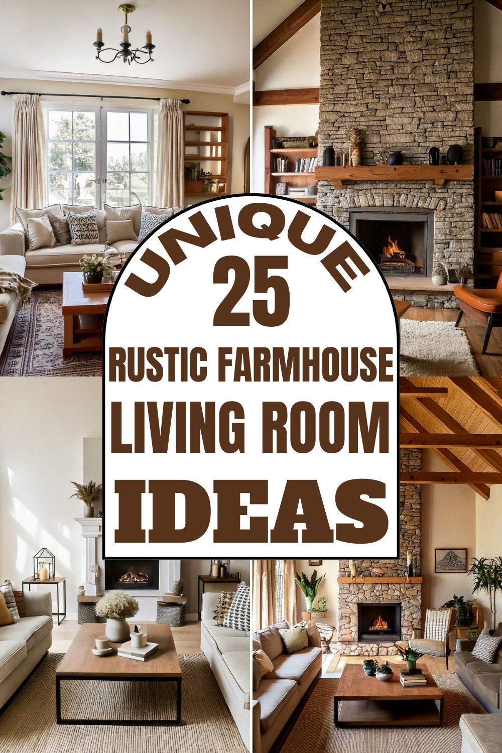 Rustic Farmhouse Living Room Ideas 1