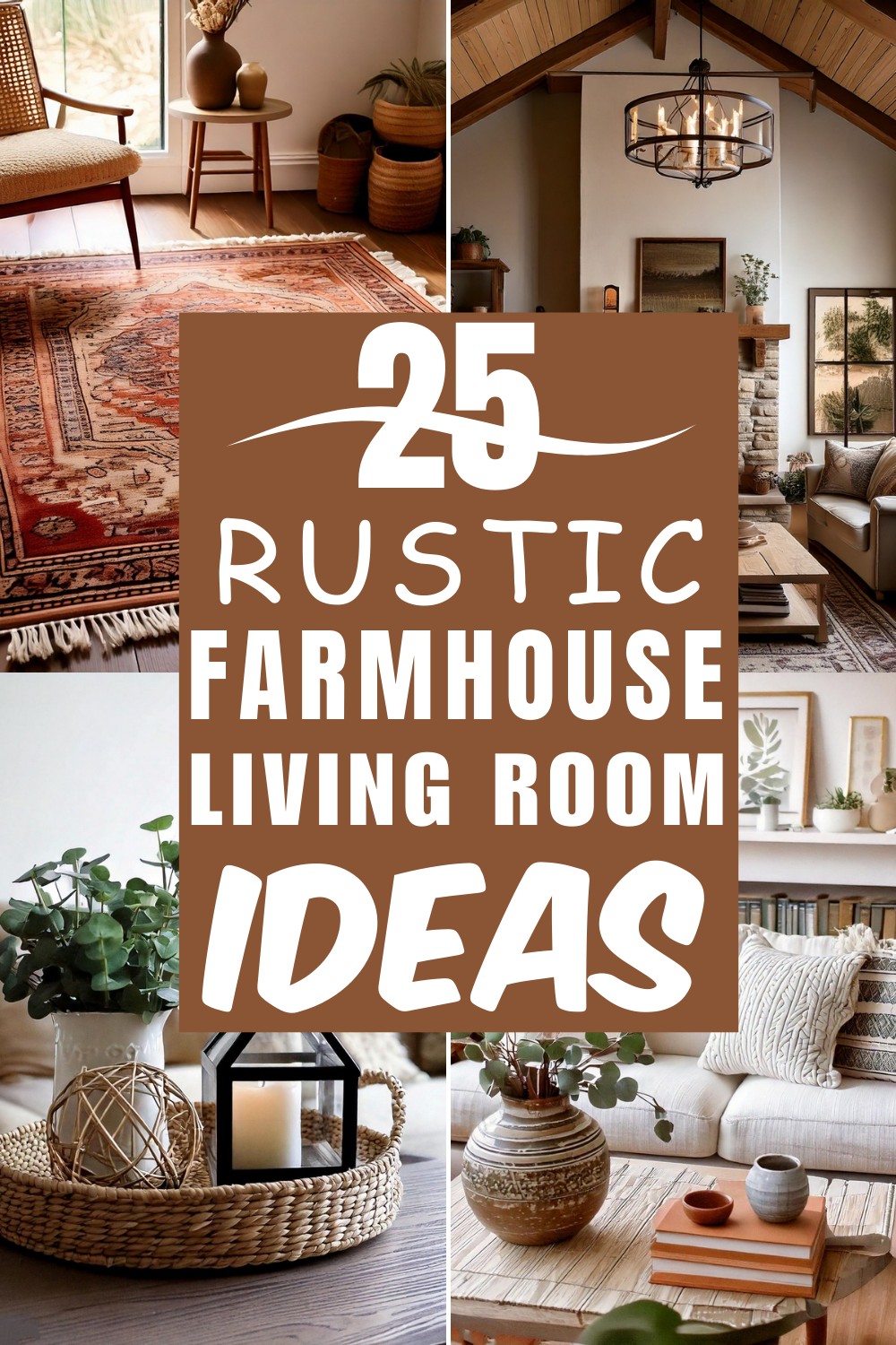 Rustic Farmhouse Living Room Ideas 3