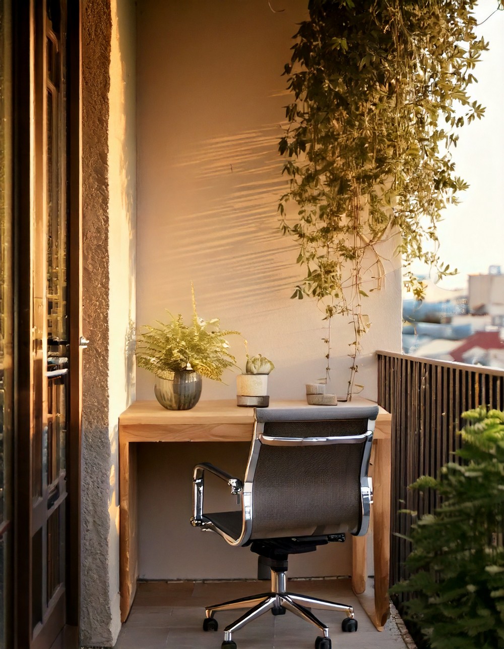 Using Wall-Mounted Desks to Maximize Space