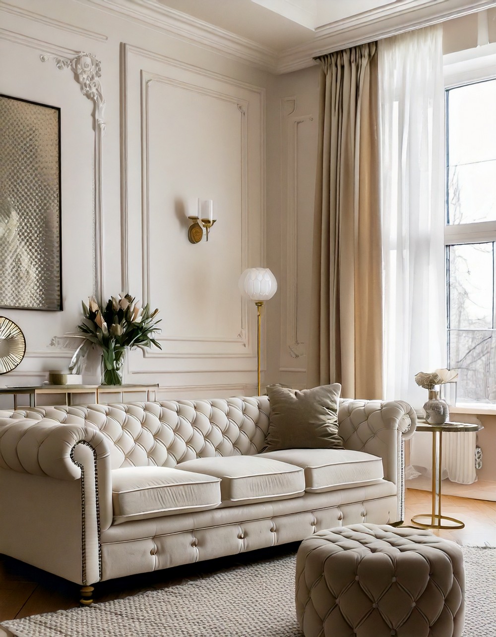 White Sofa Ideas for a Timelessness in a Living Room Style