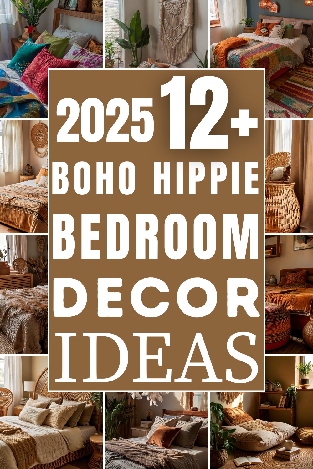 13 Boho Hippie Bedroom Decor Ideas