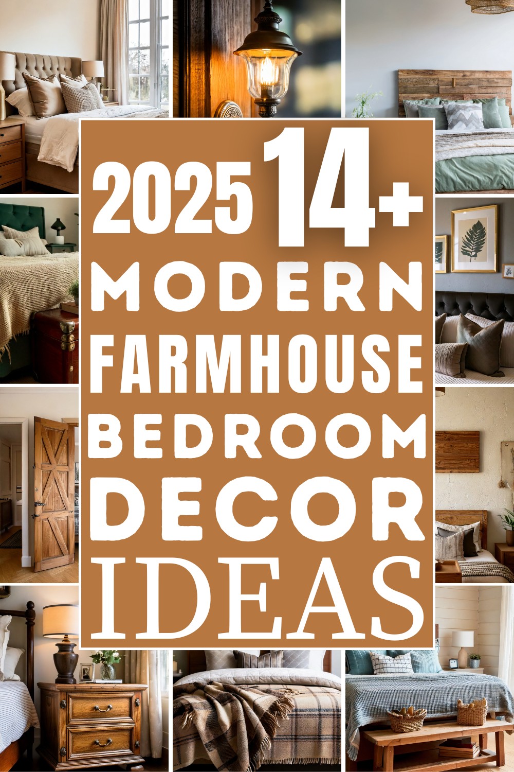 15 Modern Farmhouse Bedroom Decor Ideas