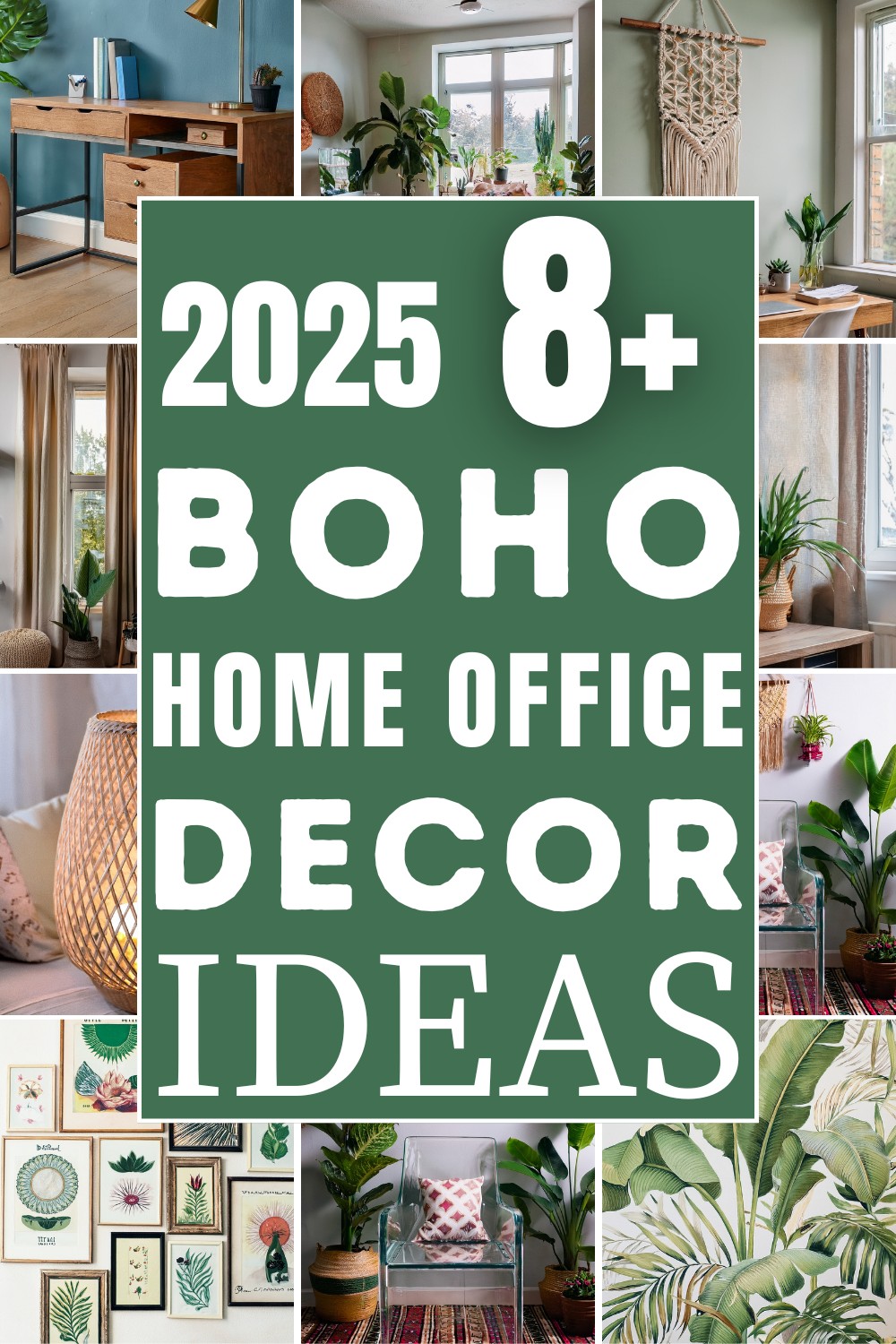 9 Boho Home Office Decor Ideas