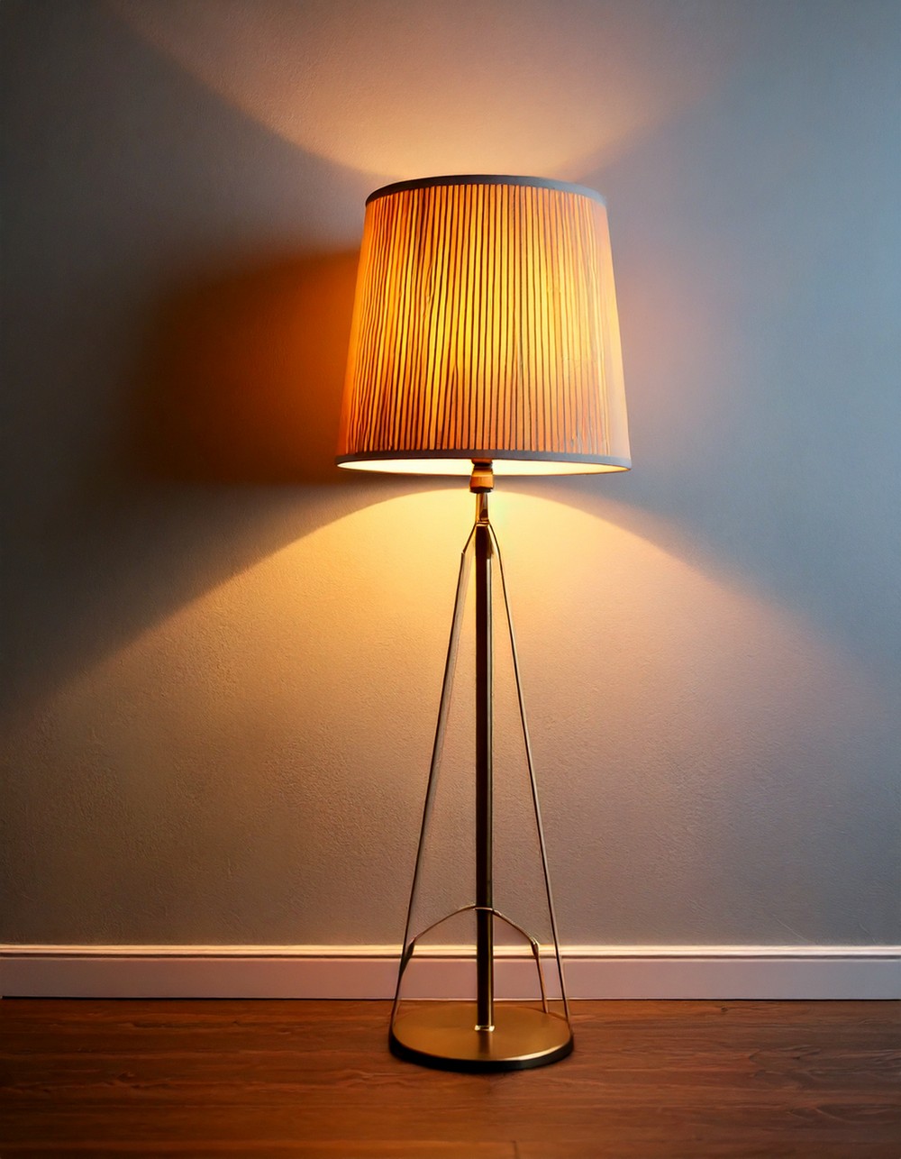 Add Soft Lighting with a Minimalist Floor Lamp