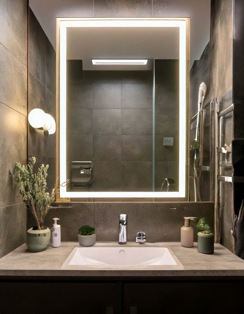 Anti-Fog Bathroom Mirrors